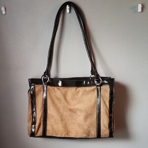 Elegant Sag Harbor Tan and Black Women's Tote Bag
